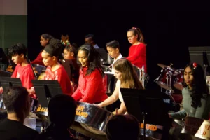 Students performing at a previous CCAH holiday concert